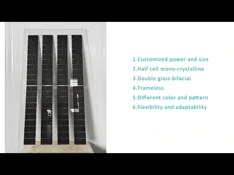 BIPV Solar panels